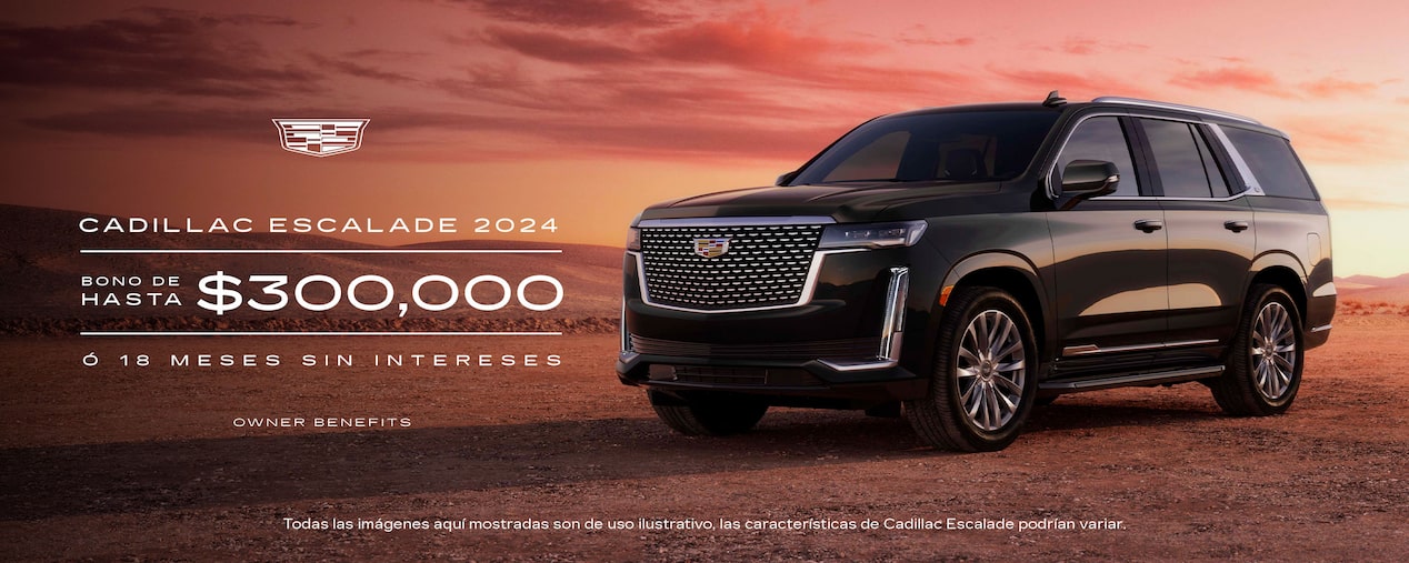 Estrena ya una camioneta grande de lujo, Cadillac Escalade 2024, y recibe exclusivos beneficios: Bono de hasta $300,000 o 18 MSI