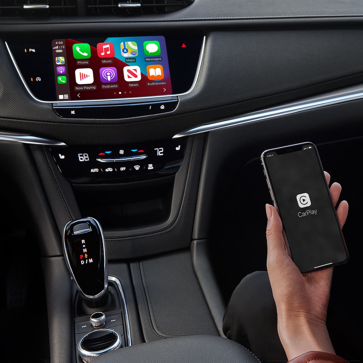 Sistema de infoentretenimiento con Apple Carplay en tu vehículo Cadillac