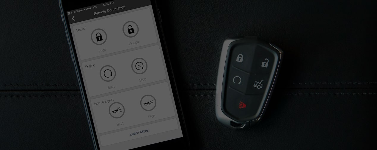 Con la aplicación myCadillac, conéctate a tu vehículo y contrólalo desde tu smartphone